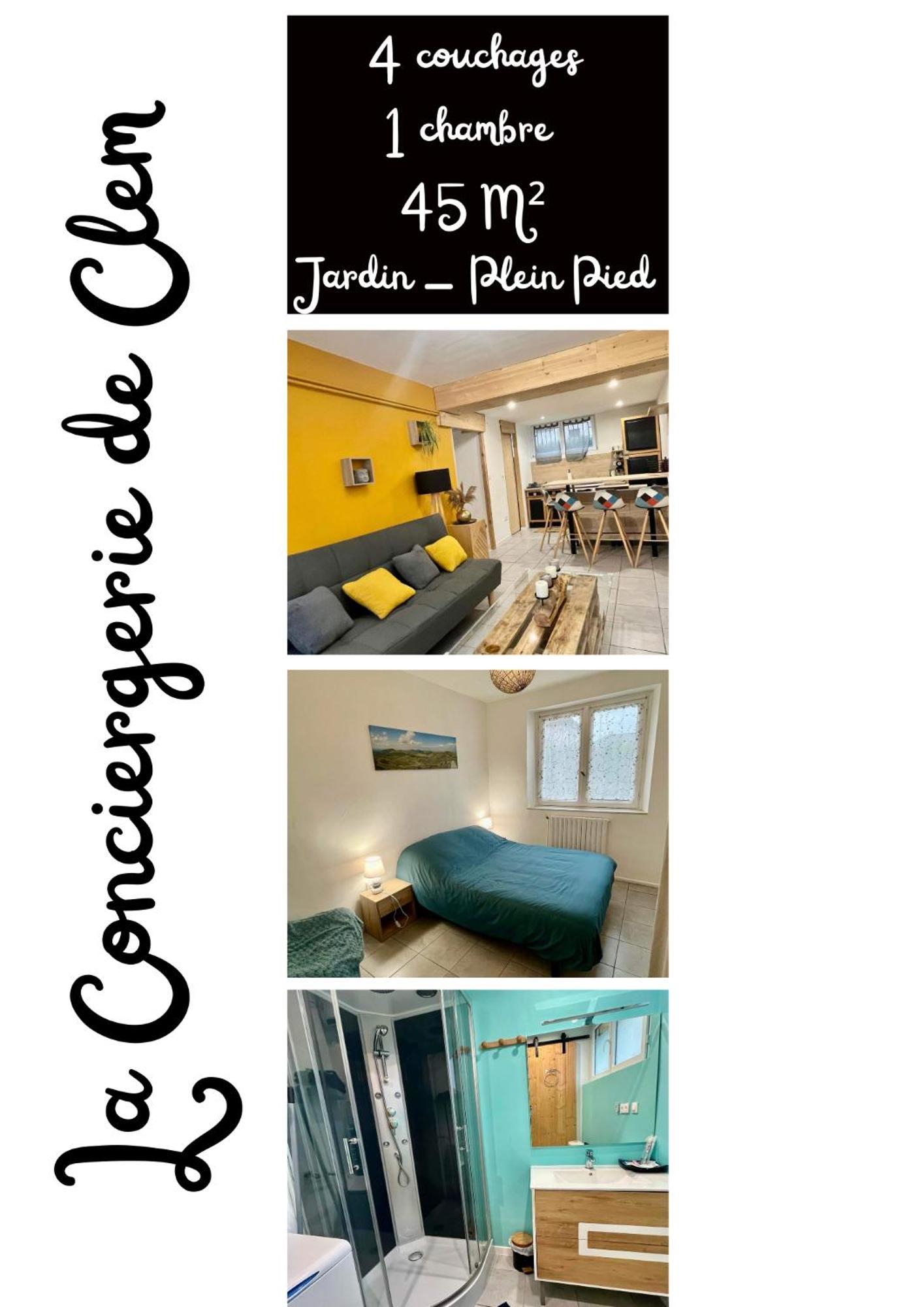 Studio 40M2 Plein Pied Avec Parking Jussac Dış mekan fotoğraf